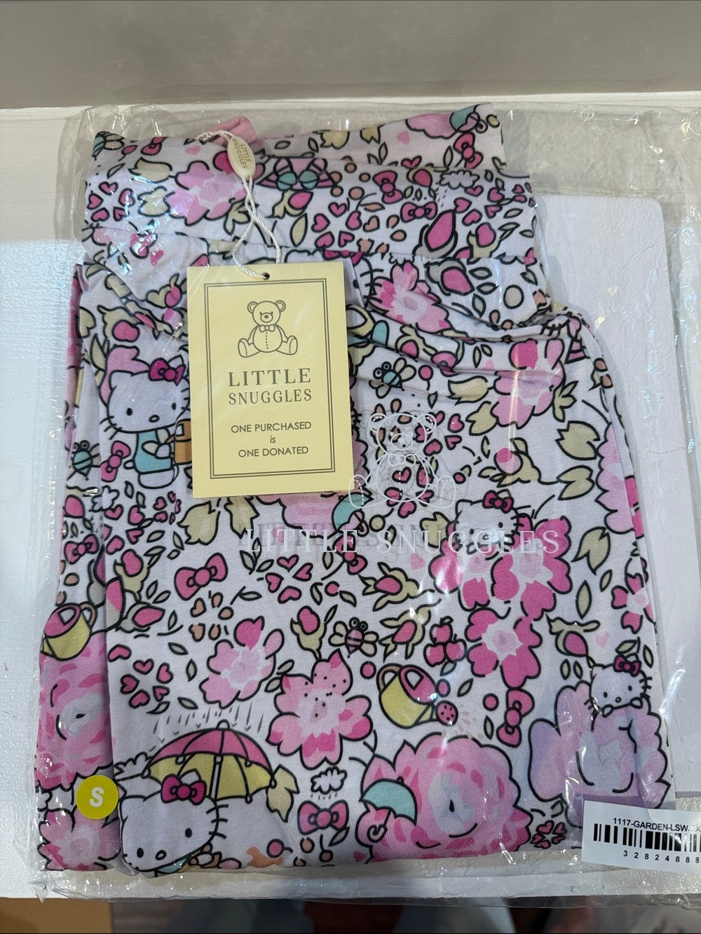 Little Snuggles Bamboo Hello Kitty Women’s Jogger Pants Small NWT